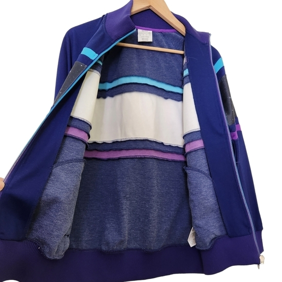 Rick & Morty diadora blue purple zipup long-sleeve sweater space limited edition - Picture 6 of 12